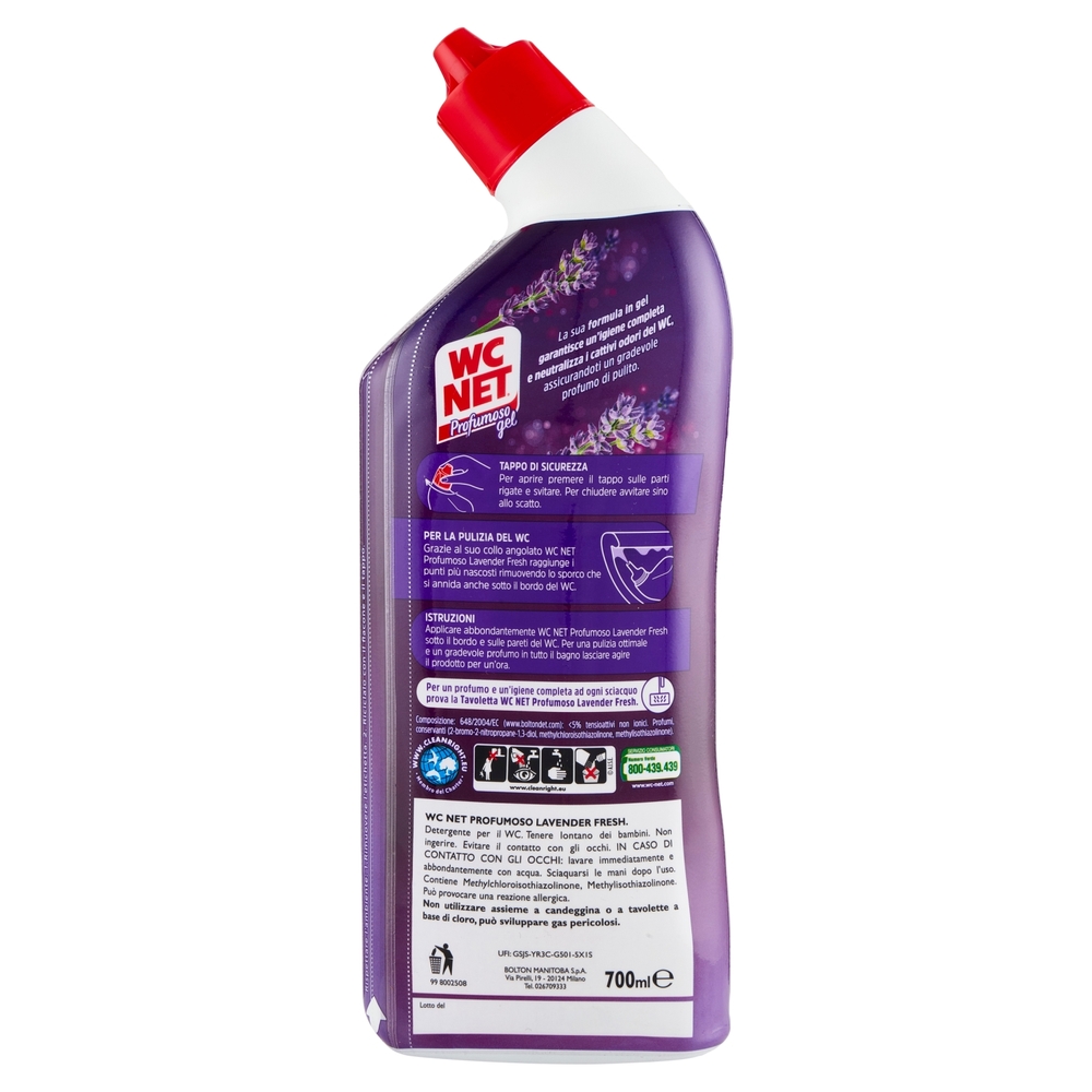 Wc Net - Profumoso gel, mountain fresh, 700 ml